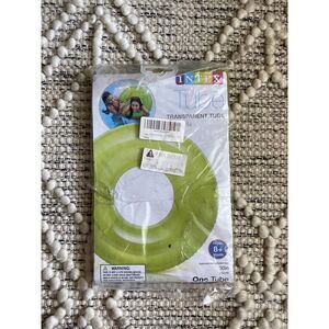 Intex 59260EP‎ Transparent Inflatable Swim Tube Age 8+ Green